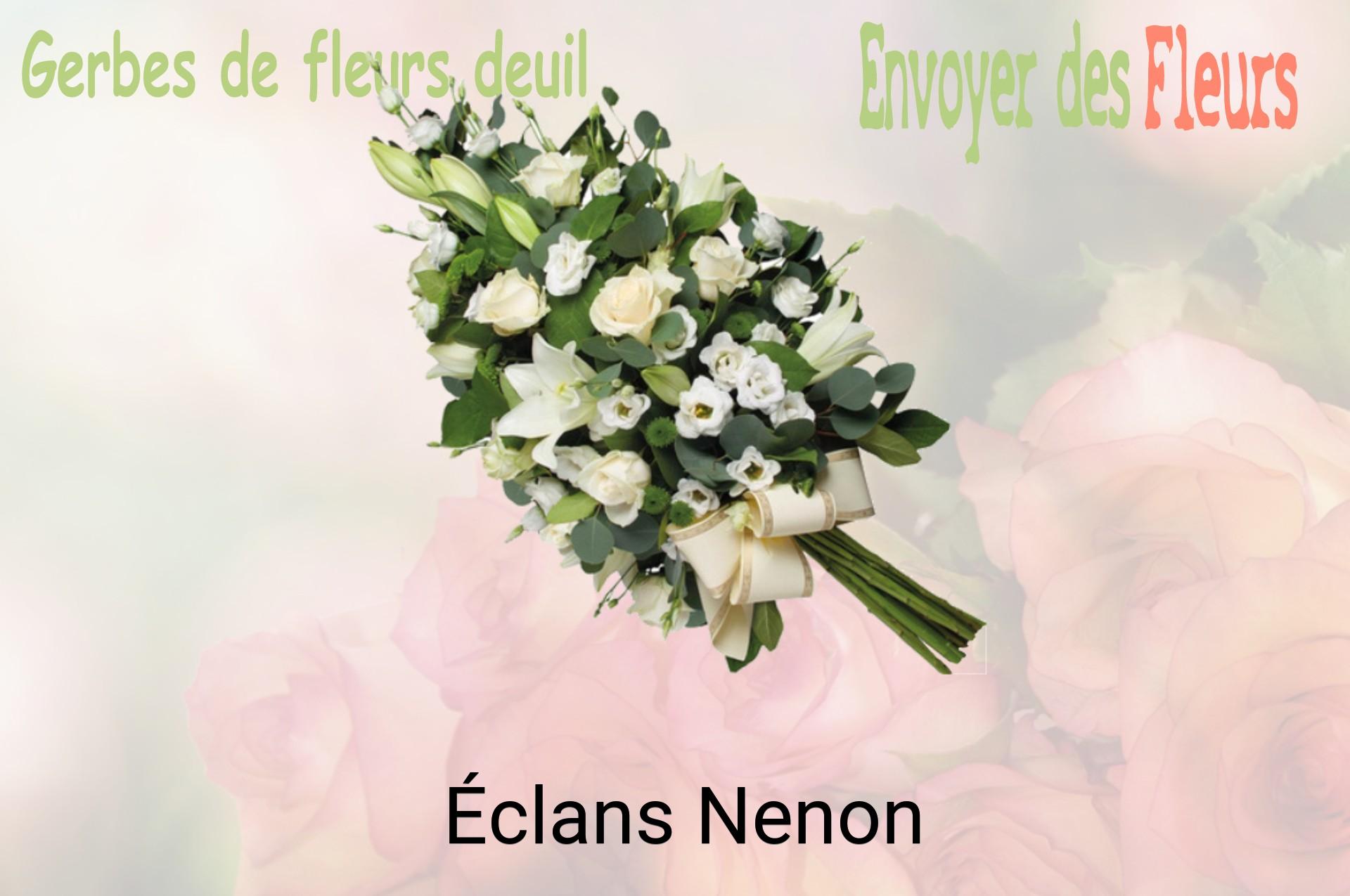 Gerbe de fleurs de deuil livrée à Éclans-Nenon